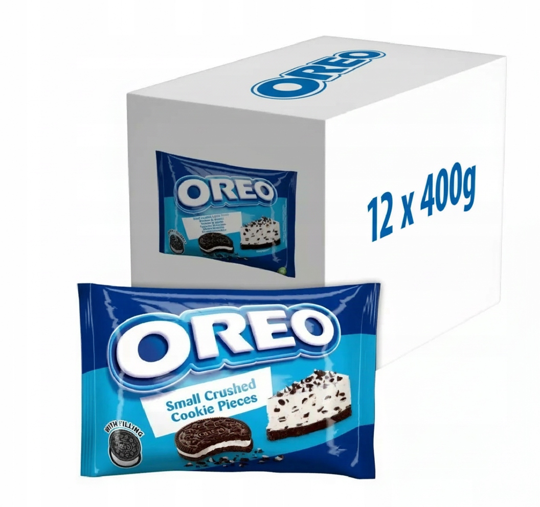 Levně Posypka Oreo 400 g celé balení 12 kusů sada Drcené Oreo
