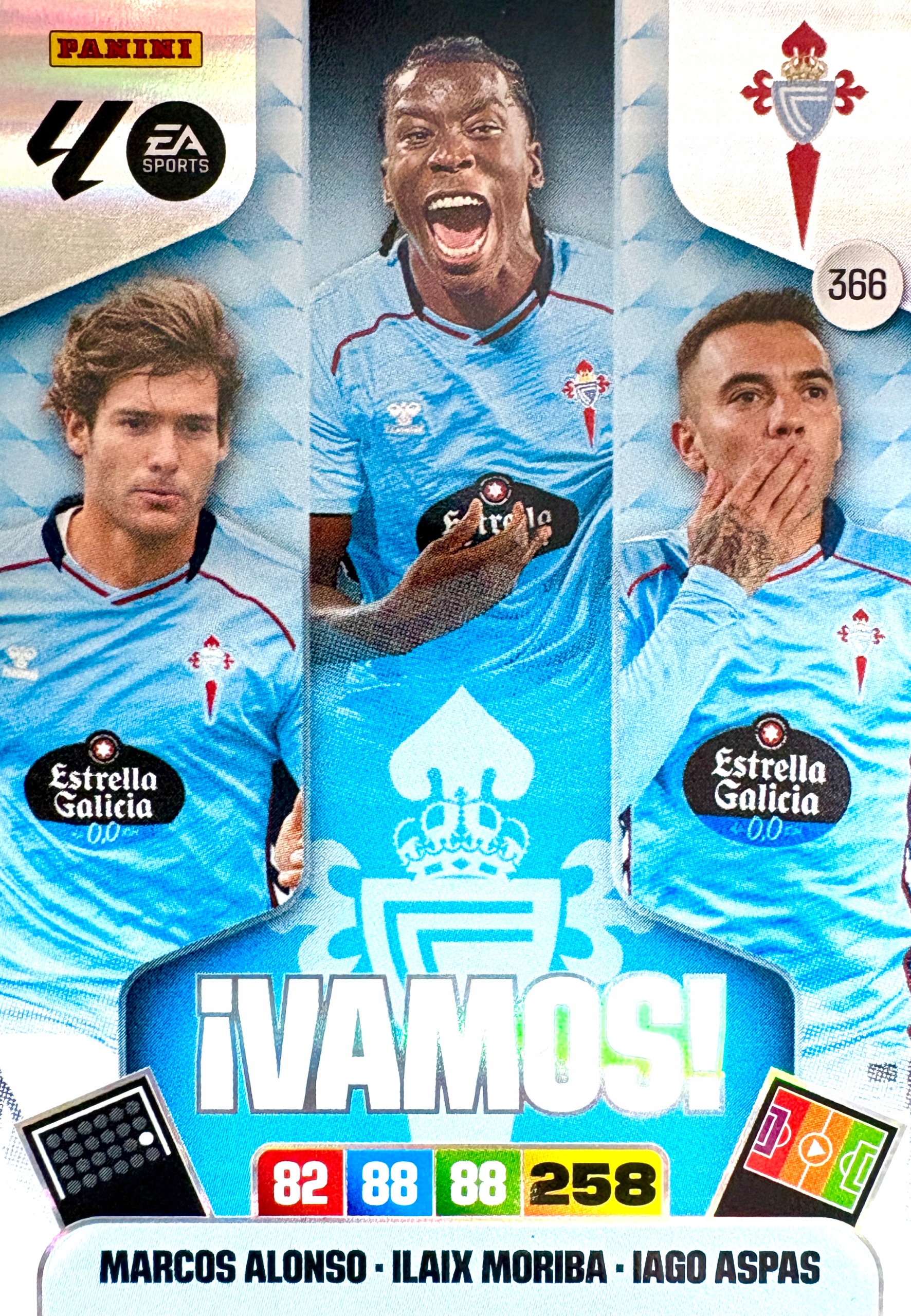 La Liga hiszpańska 2025-26 2026 Vamos 366 Alonso Moriba Aspas