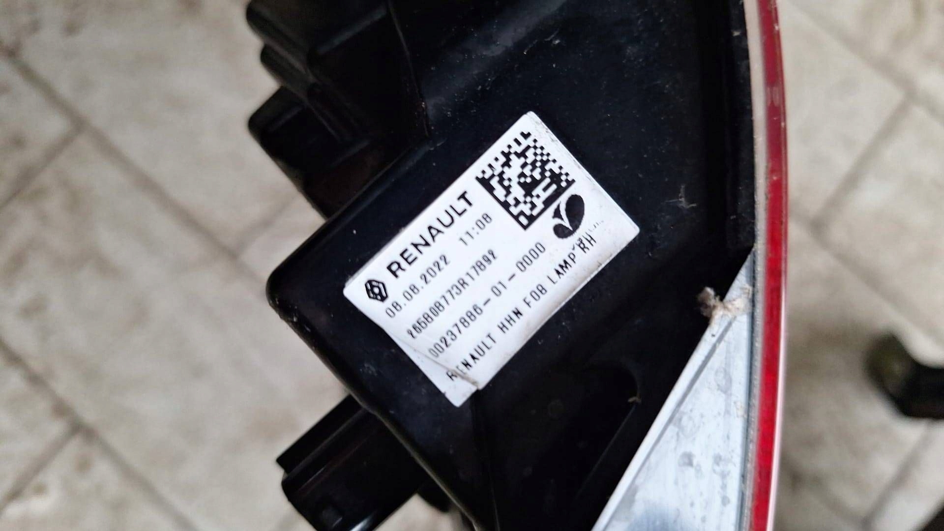 light rear rear part side right Renault Austral 265808773R
