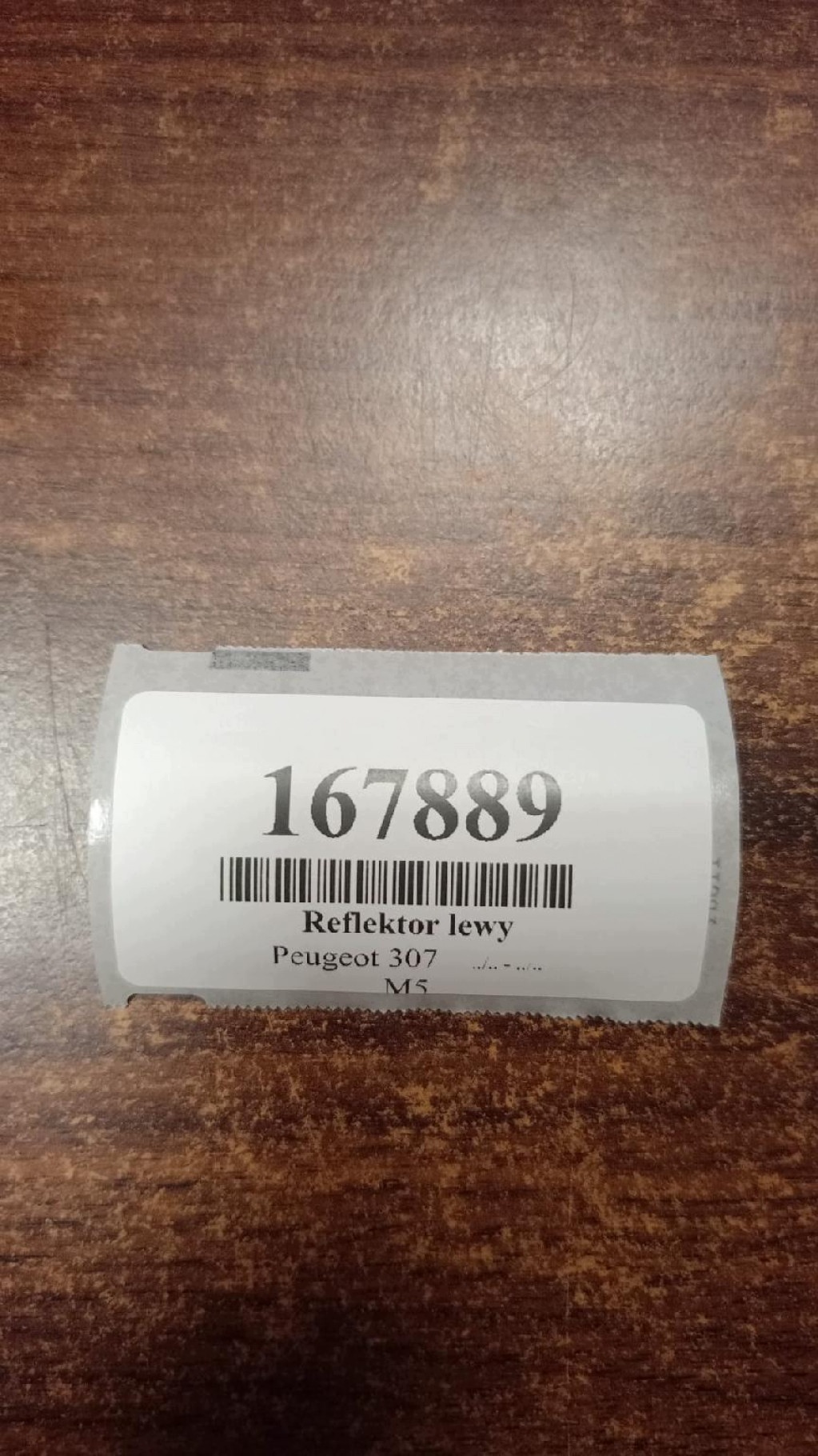 PEUGEOT 307 REFLEKTOR licht links vorne 9641615780