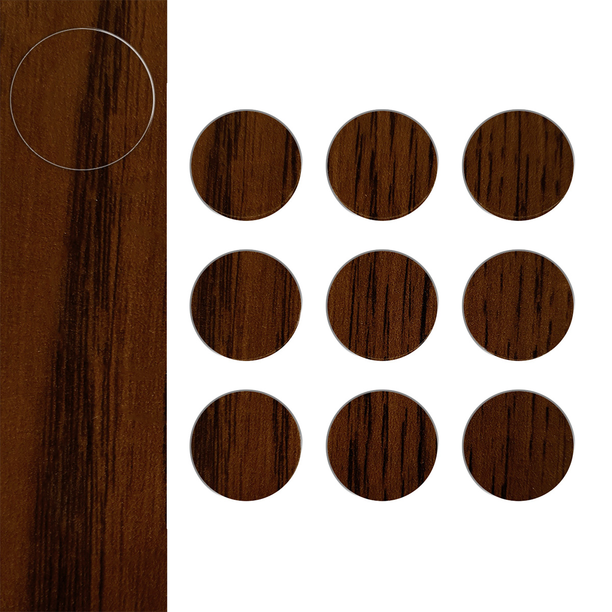 

Zaślepki Meblowe Kasztan Naklejki Maskujące fi20mm