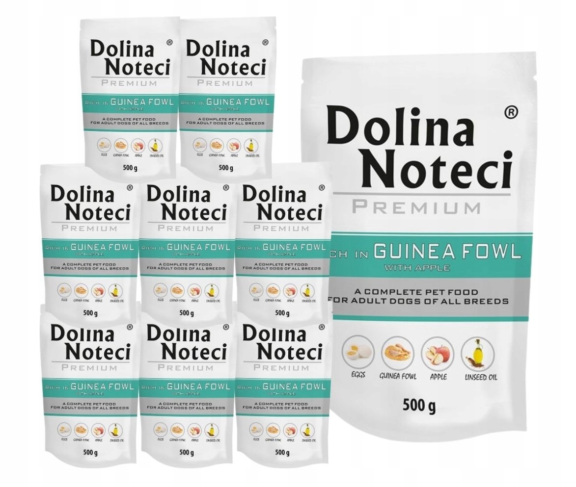 Levně Dolina Noteci Premium vlhké krmivo pro psy Perlička s jablkem 10x500 g