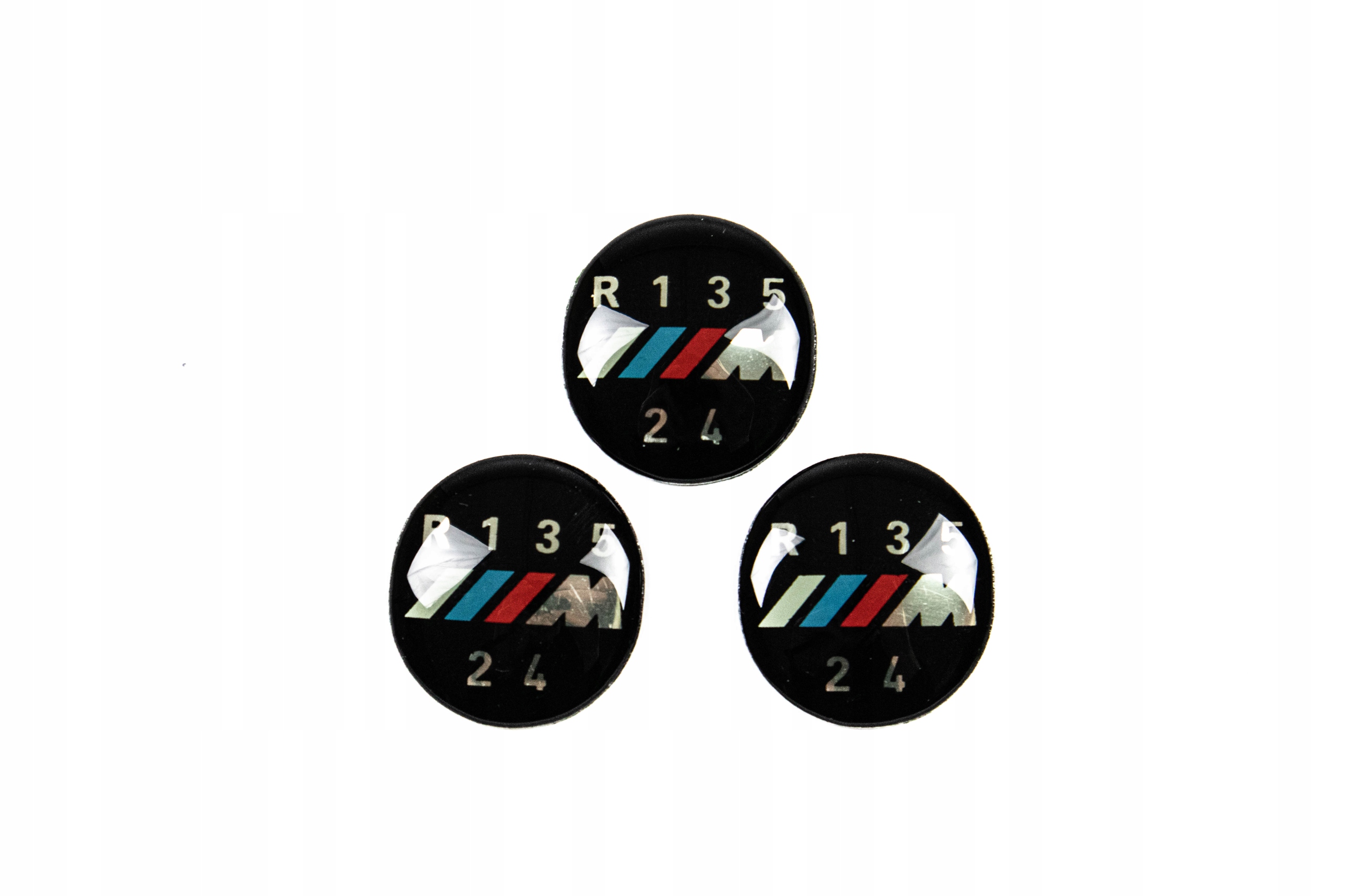 naklejka nalepka na gałka zmiany biegów BMW M 5