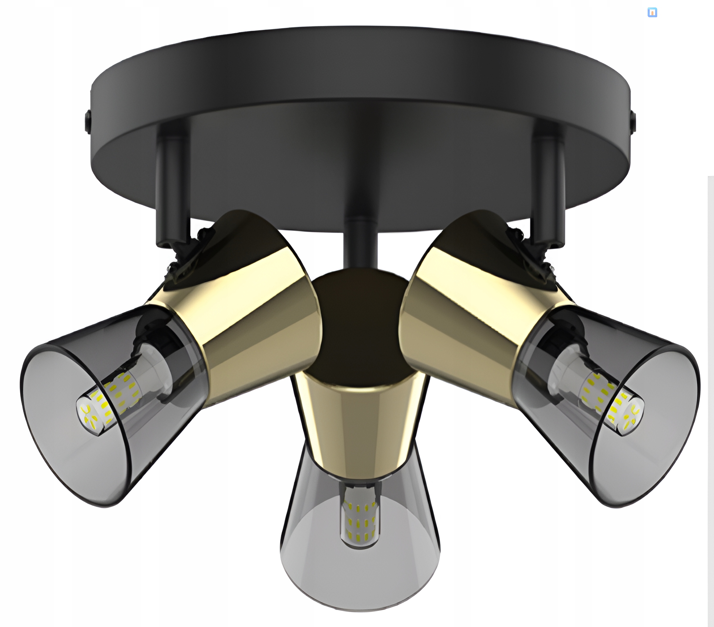 Industriálna presýpacia lampa do kuchyne jedálne s nastaviteľnými tienidlami Cento