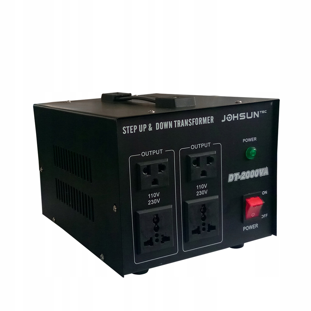 PRZETWORNICA NAPIĘCIA 2000 W 110 V /220 V Waga produktu z opakowaniem jednostkowym 7.15 kg