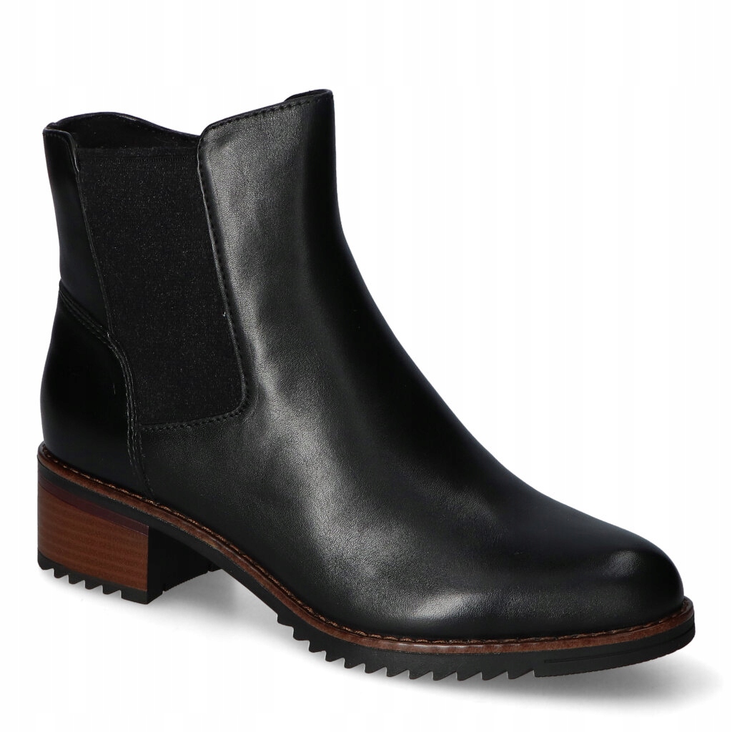 Kotníkové Boty Marco Tozzi 2-25376-45/001 Černé lico 41