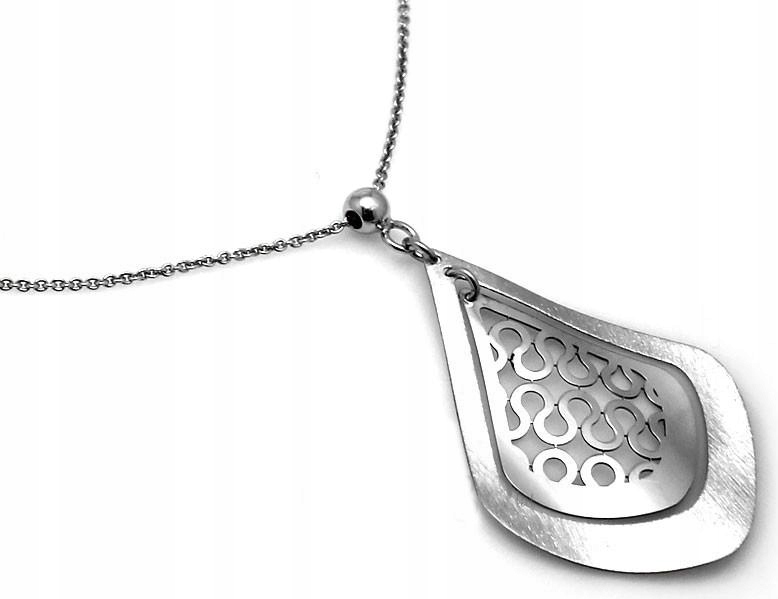 Stříbrný náhrdelník 925 s velkým přívěskem, velká slza, elegantní jako dárek