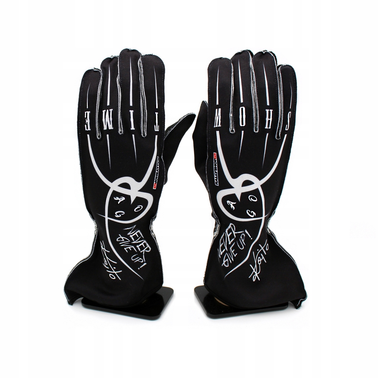 Kartingové rukavice Rallyshop Kajto Limited Edition černé vel XXL