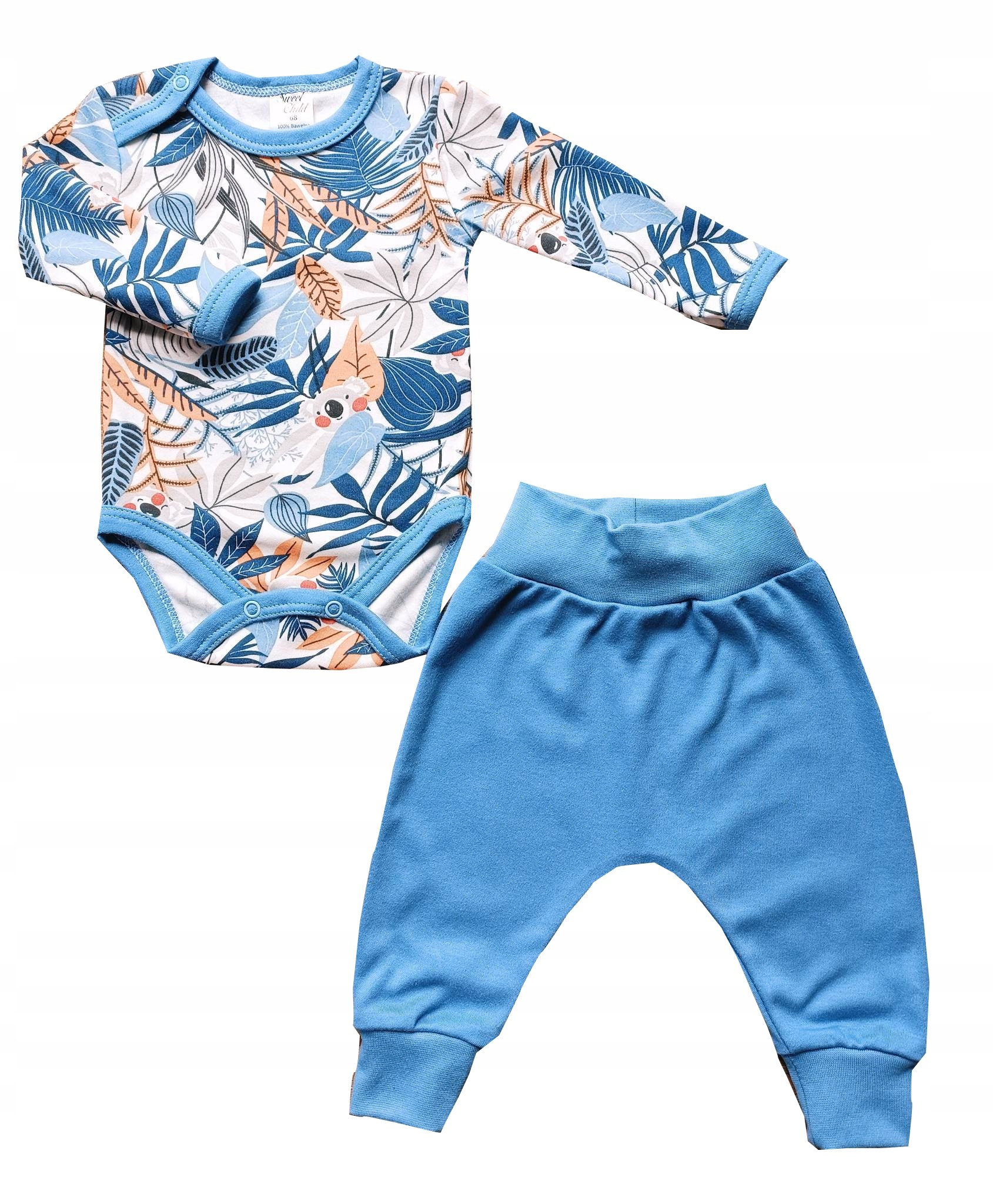 

komplet body spodenki spodnie baggy 68 Wyprawka