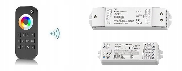 Pilot bezprzewodowy do oświetlenia LED RGB+CCT czarny Marka Skydance