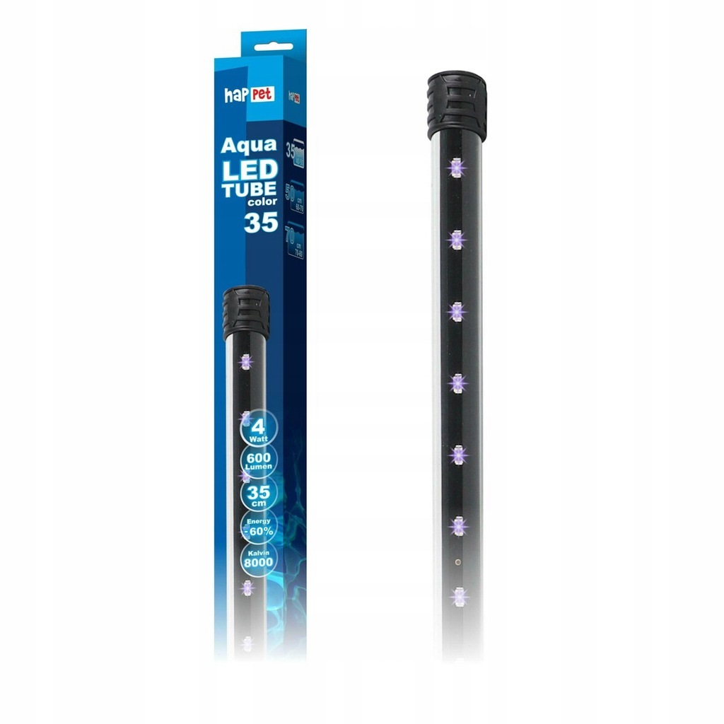 

Aqualed Tube Oświetlenie 4W 35CM Led Color