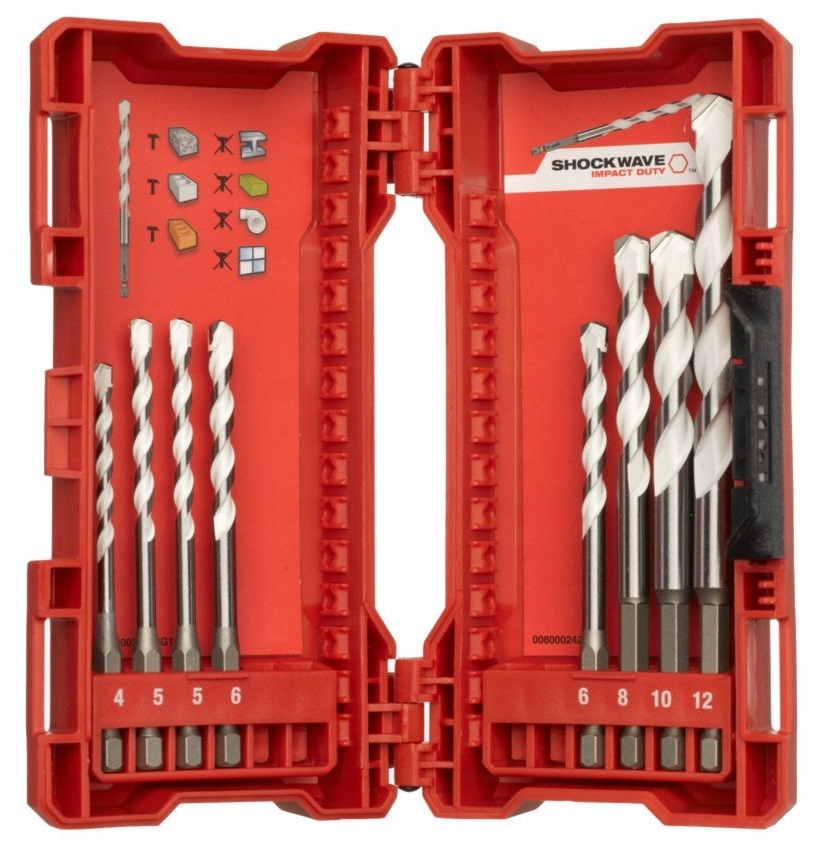 

Milwaukee Zestaw Wierteł Do Betonu Shockwave 8 szt