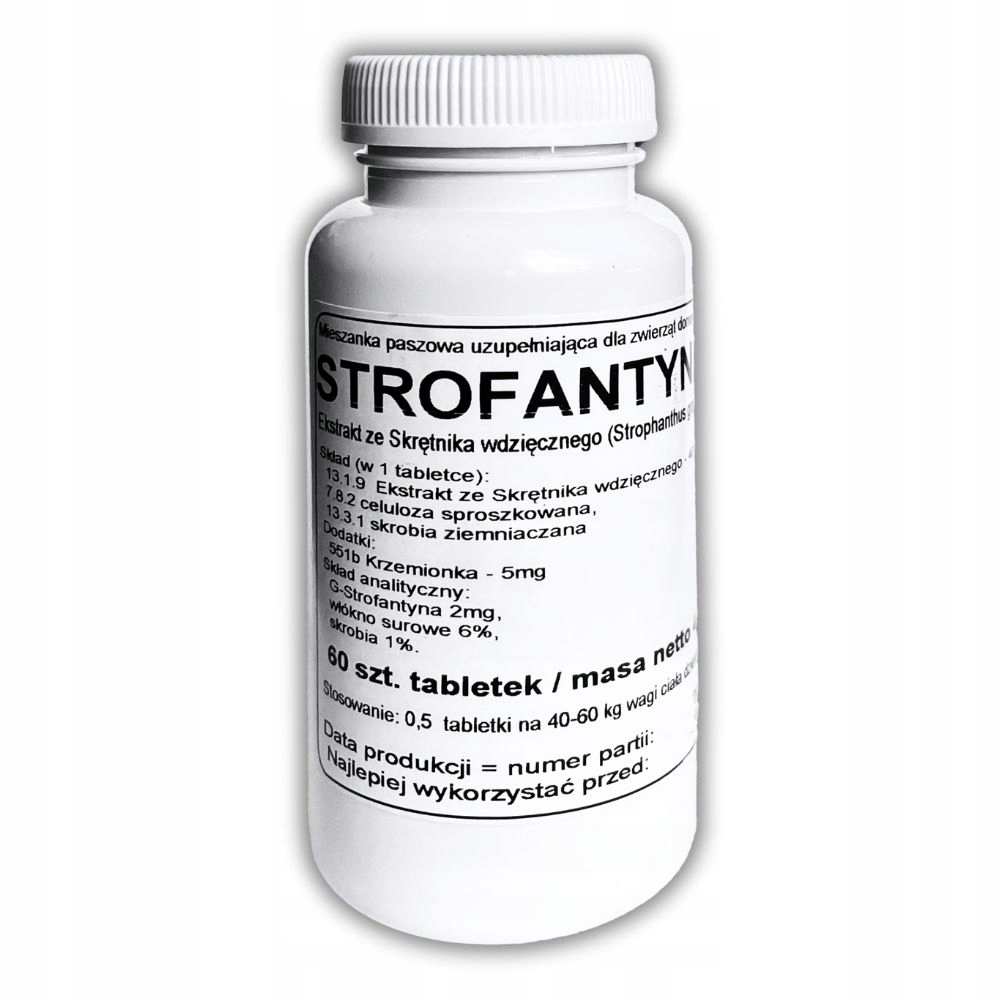 Podkowa Strofantyna Ekstrakt 60 tabletek