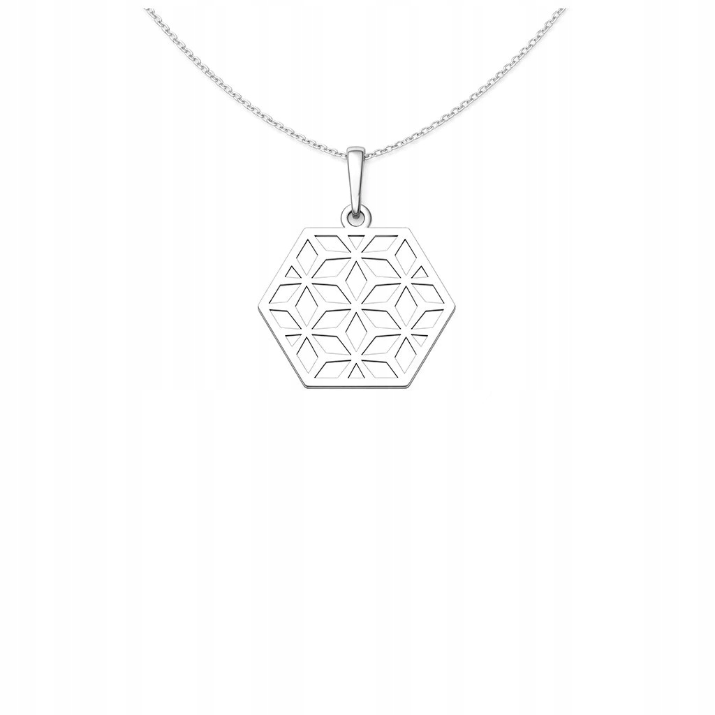 Stříbrný Přívěsek hexagon