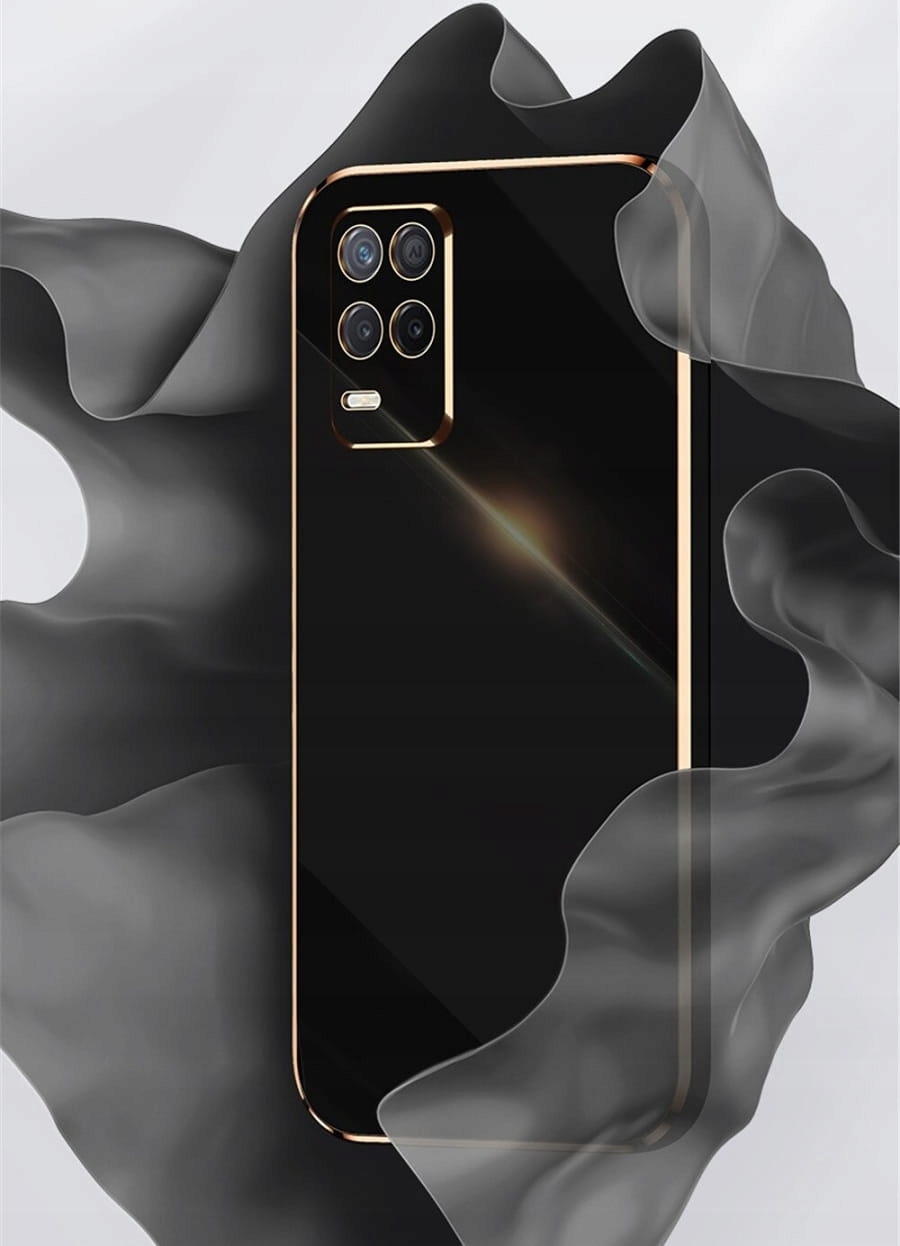 ETUI GLAMOUR DO REALME 8 / 8 PRO SILIKON + SZKŁO Dedykowany model REALME 8 / 8 PRO