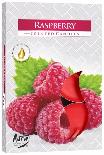 

Bispol Podgrzewacze świeczki tealight Malina, 6szt