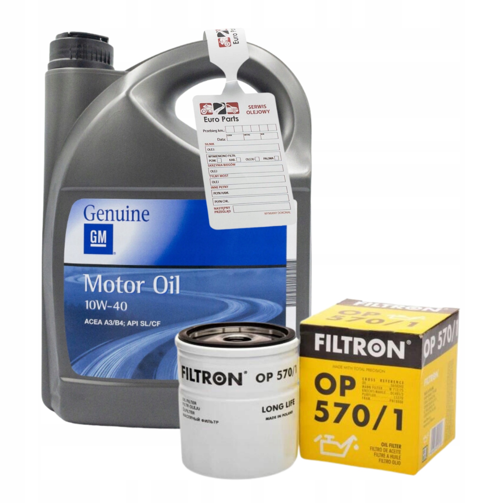 

Oe Opel Gm 10W40 5L Filtr Oleju OP570/1