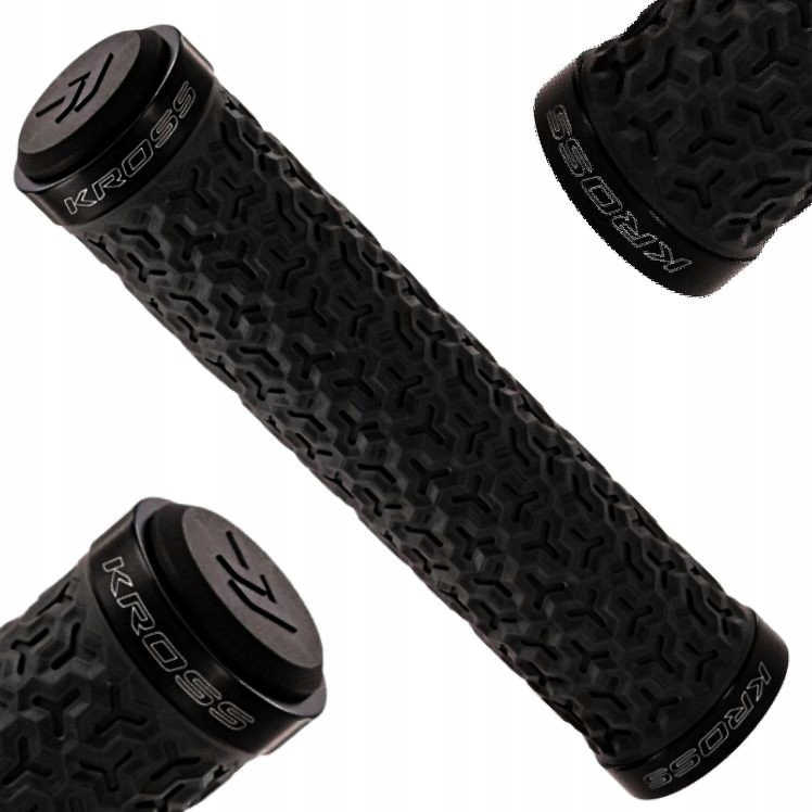 Chwyty Kierownicy Rowerowe Kross Stable 3.0 140 MM Czarny