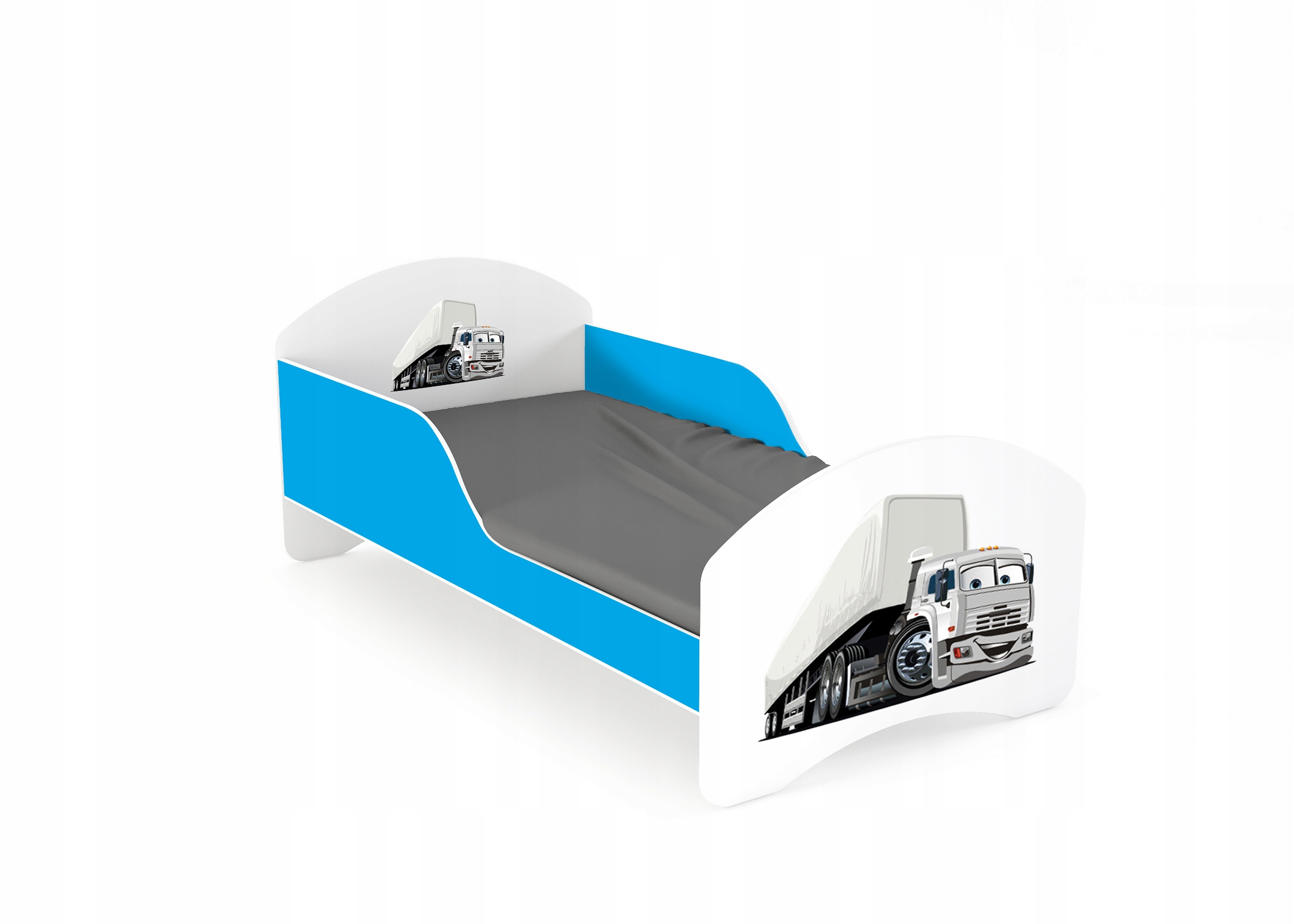 Łóżko dziecięce LEO2 160x80 biało-niebieskie Typ łóżko pojedyncze