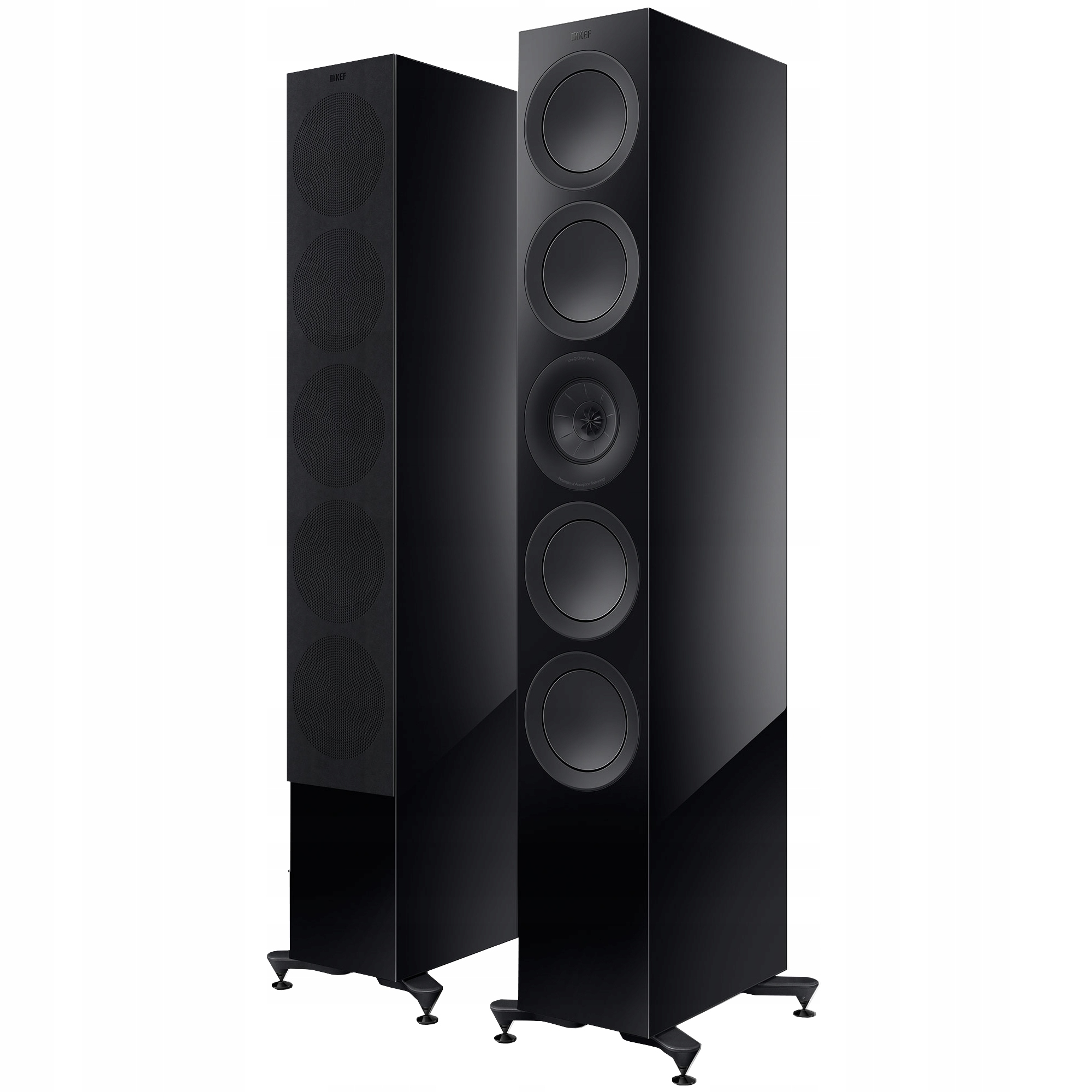 Kef R11 Meta Czarny Black Gloss Kolumny podłogowe
