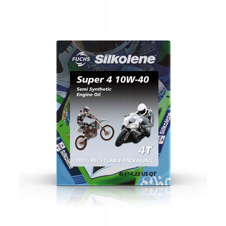 FUCHS SILKOLENE SUPER 4 10W40 4L.