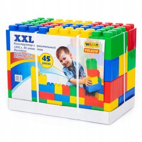 

Ogromne Klocki Budownicze XXL 45EL Wader 37510