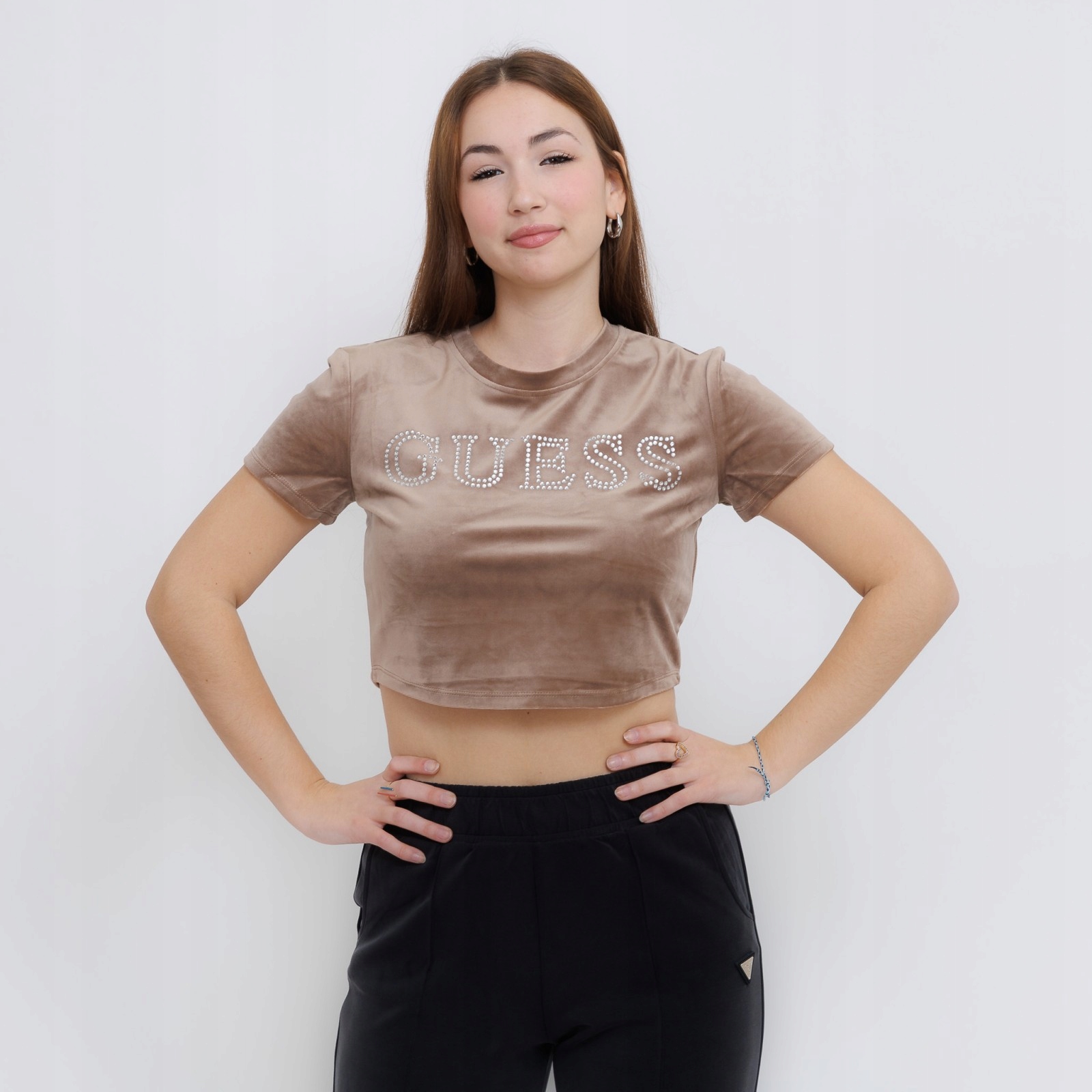 Dámské triko Guess Couture Crop Tee