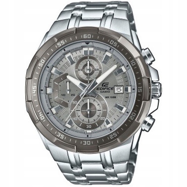 Casio Edifice EFR-539DE-8AVUEF 100 m Stříbrný