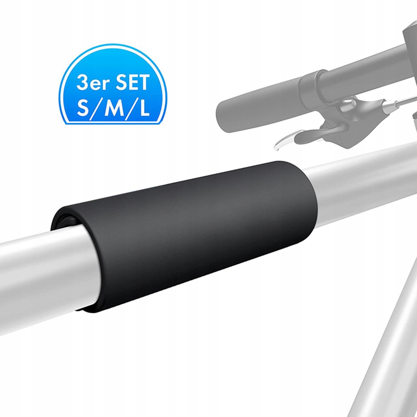 h-3Pcs/Set Neoprene Bike Frame Protector Sheet Montaż amortyzator