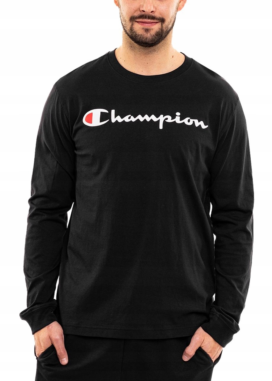 Champion koszulka męska longsleeve t-shirt bluzka z długim rękawem roz. L