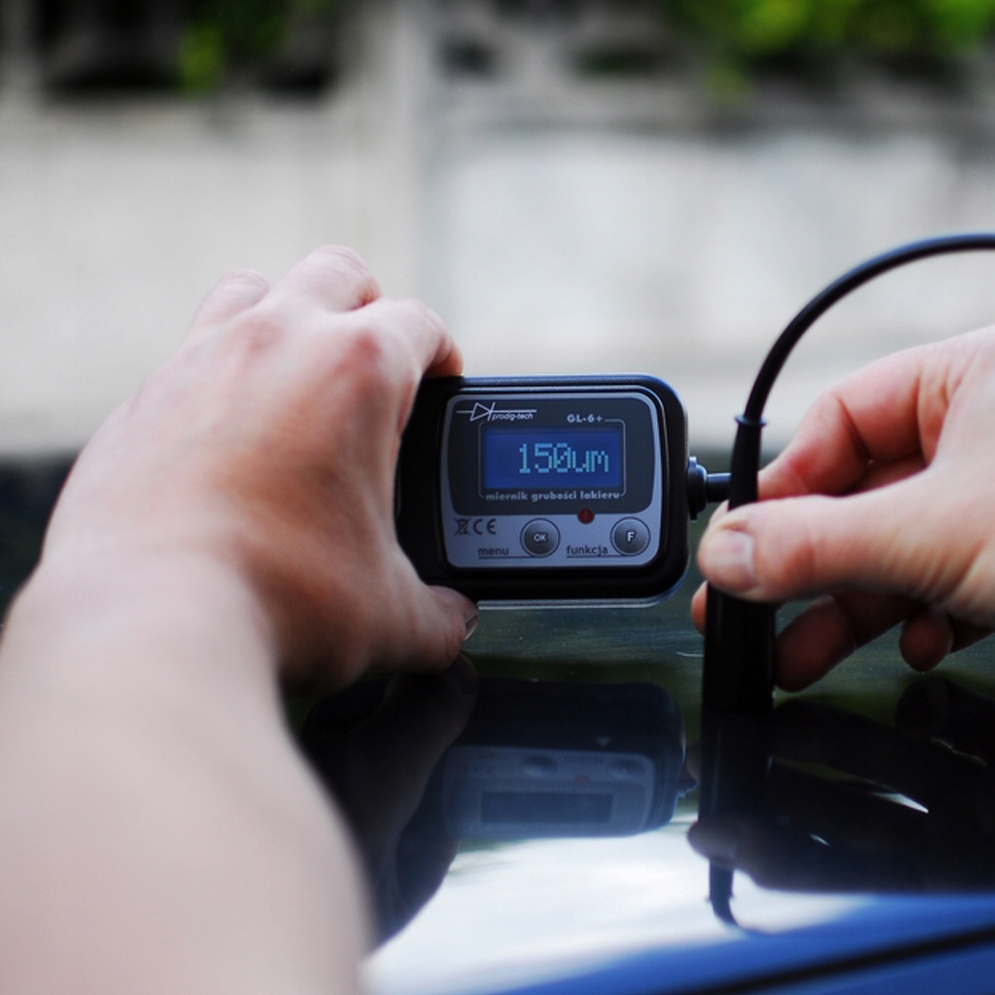 Czujnik grubości lakieru miernik PRODIG GL-6s+ z przewodem stal ocynk ALU Marka Prodig-Tech