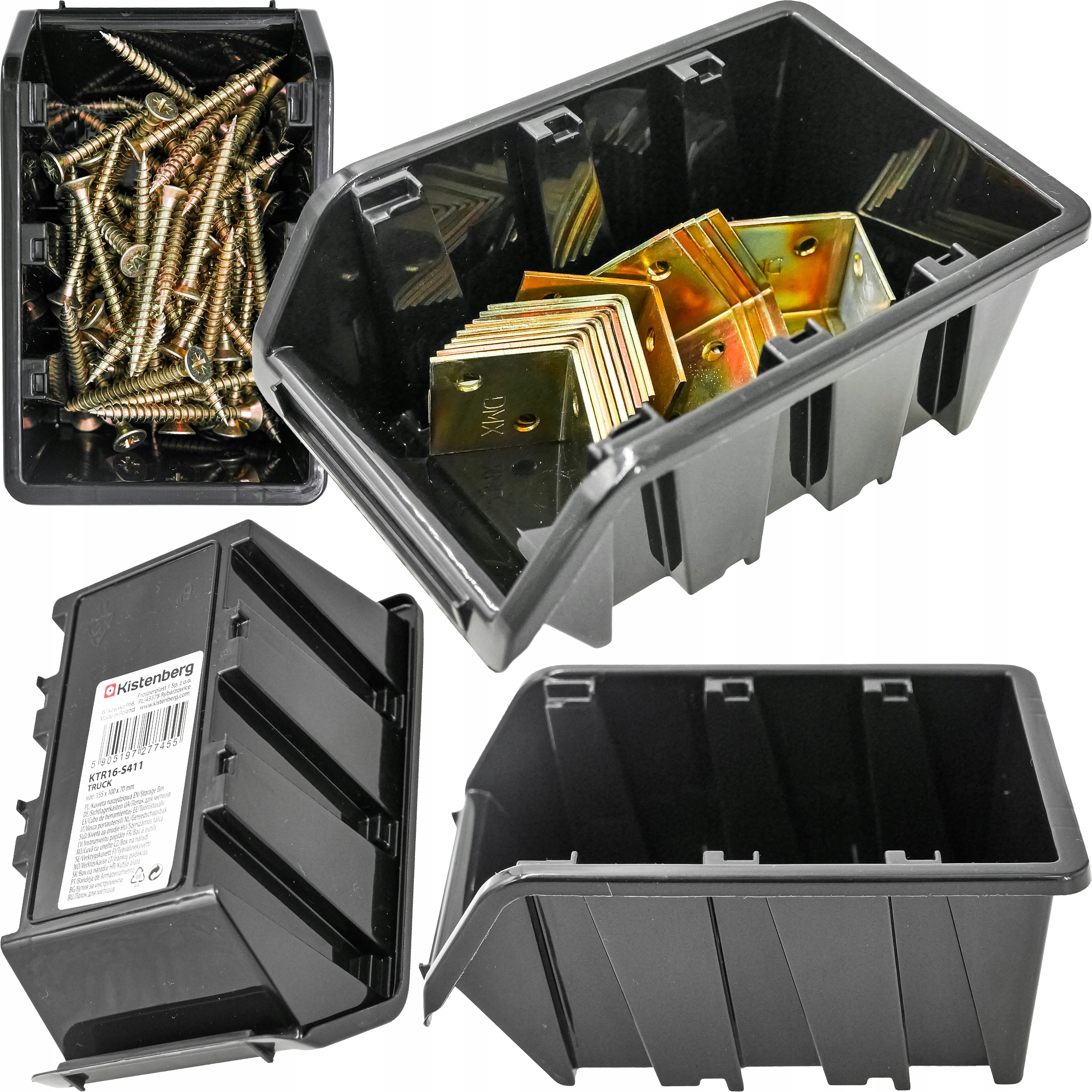 

Pojemnik Magazynowy Kuweta Narzędzia 15,5x10x7cm