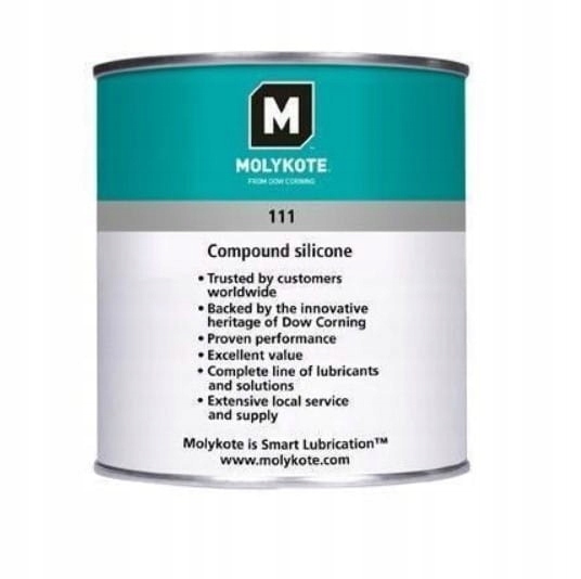 Molykote 111 Compound 1 kg silikónové mazivo na gumu, plasty, tesnenia
