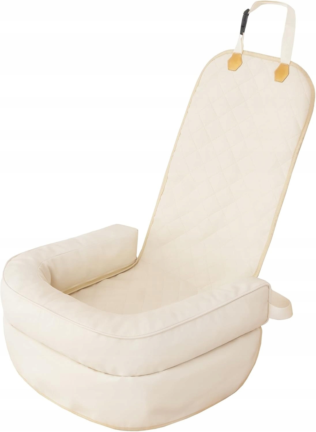 Levně Autosedadlo Pro Psa Pelíšek Cestovní Koš Pro Mazlíčka Béžový