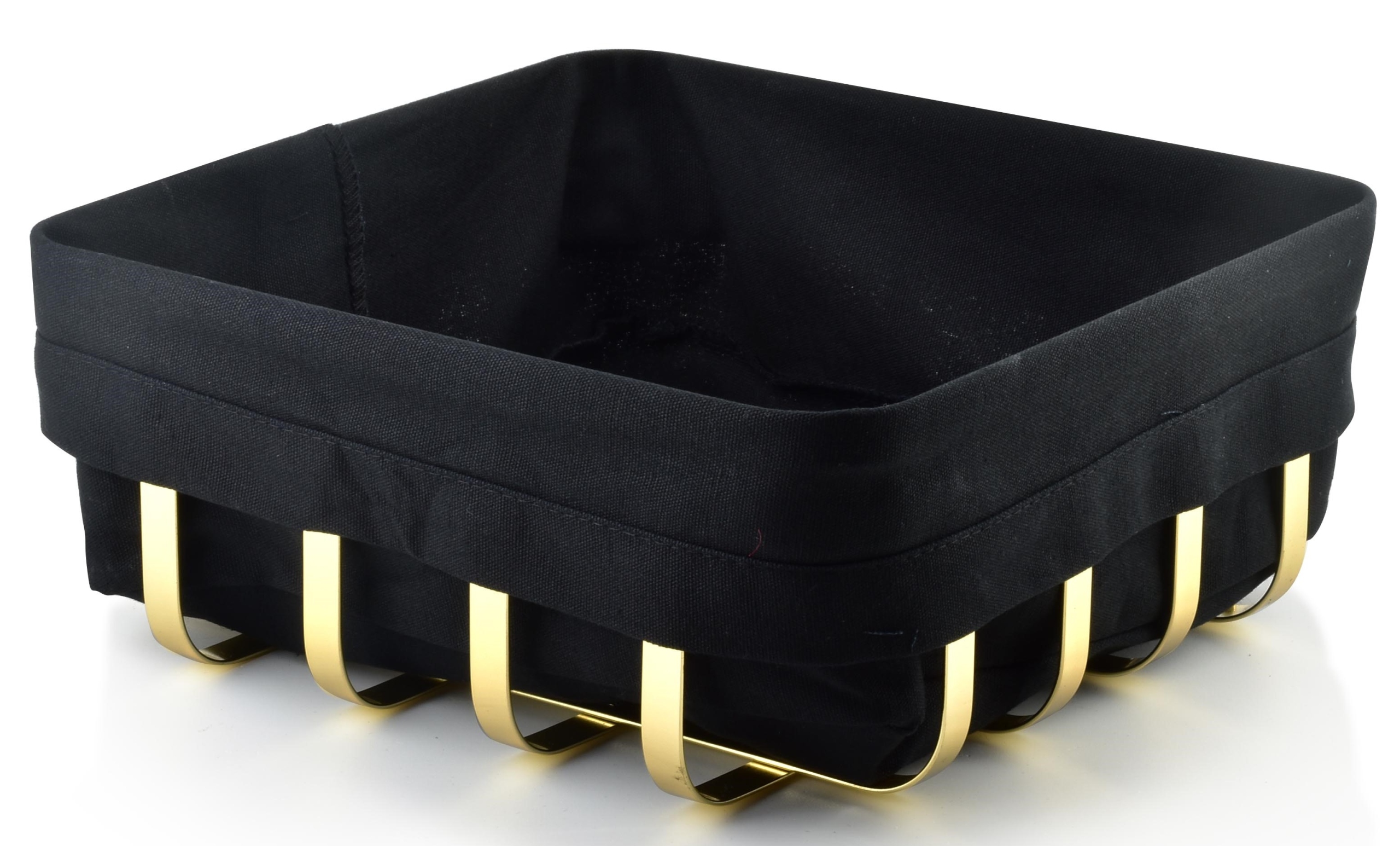 

Koszyk Złoty Metalowy Z Materiałem Kwadrat 22,3cm
