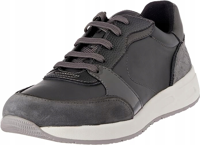 Geox Sportovní Boty Šedé Klasické S Logem Šněrovací 41 J6G