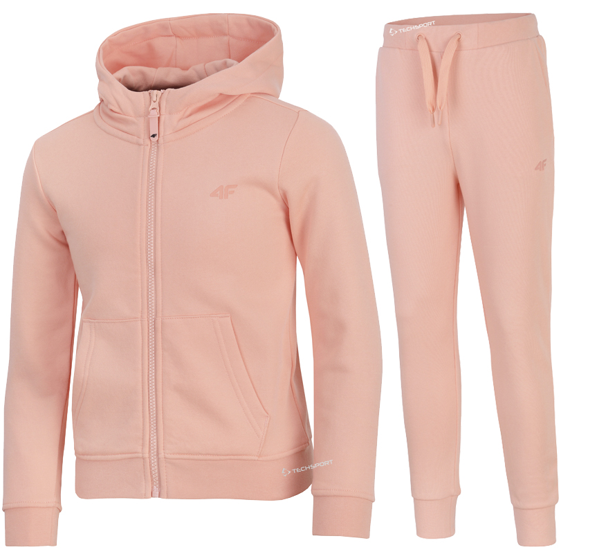 

4F Dziewczęcy Dres Komplet Bluza Spodnie 146