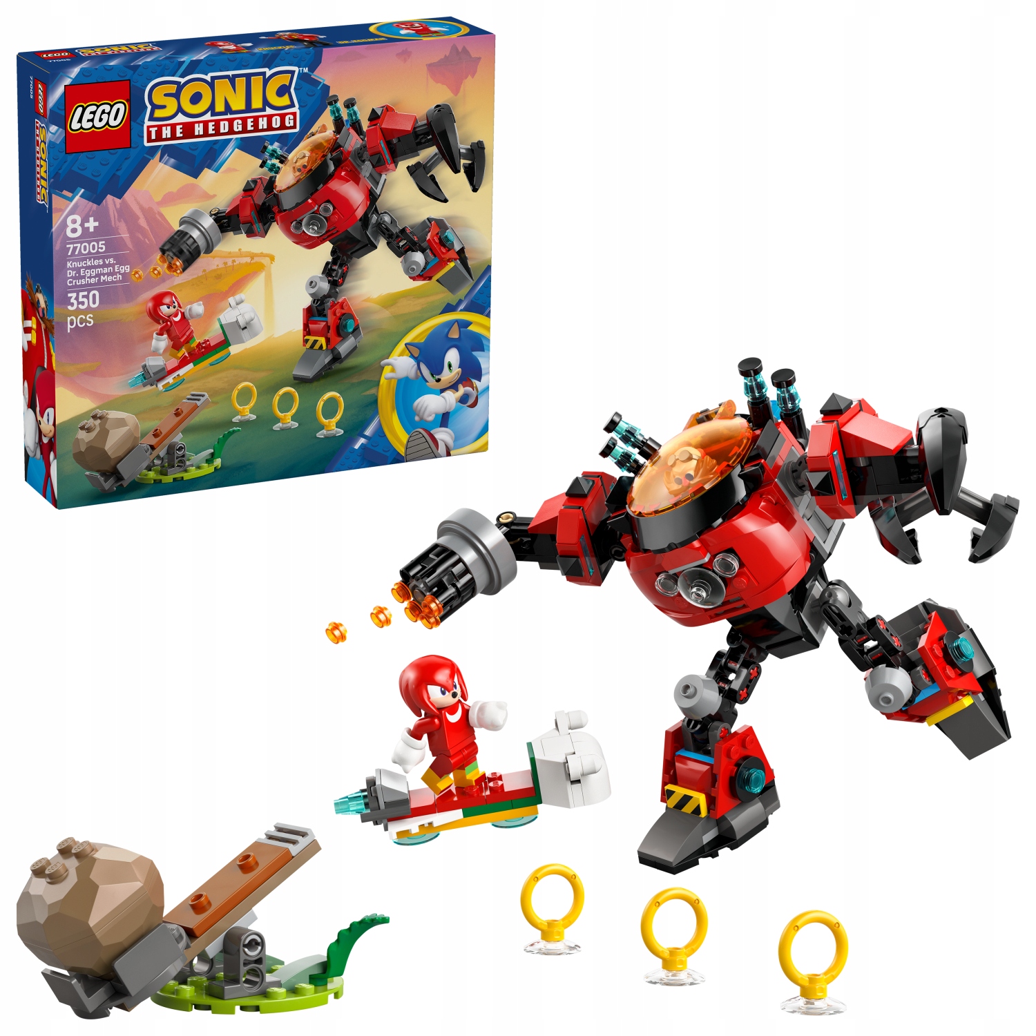Lego Sonic the Hedgehog 77005 Knuckles vs. Dr. Eggman: Robotický oblek Egg