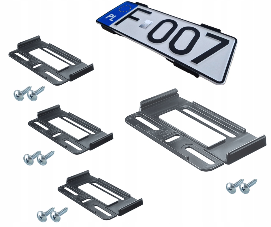Ramka do Amerykańskiej Tablicy Usa krótkiej małej wąskiej Bezramkowy uchwyt