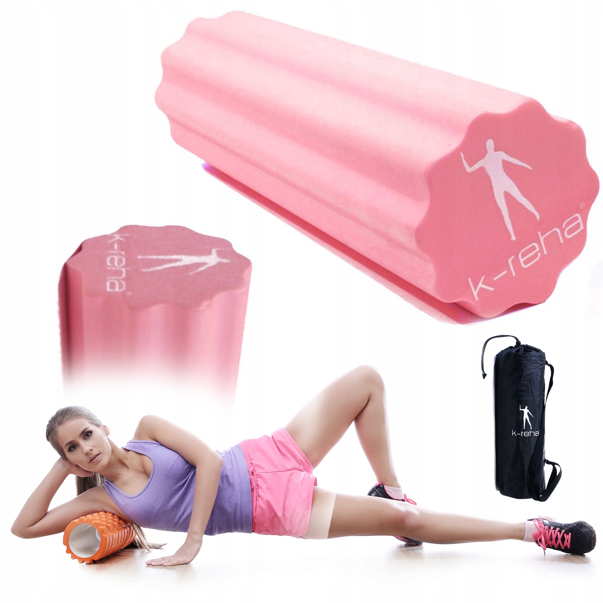 

Roller Korekcyjny Do Masażu Crossfit+ Torba Gratis