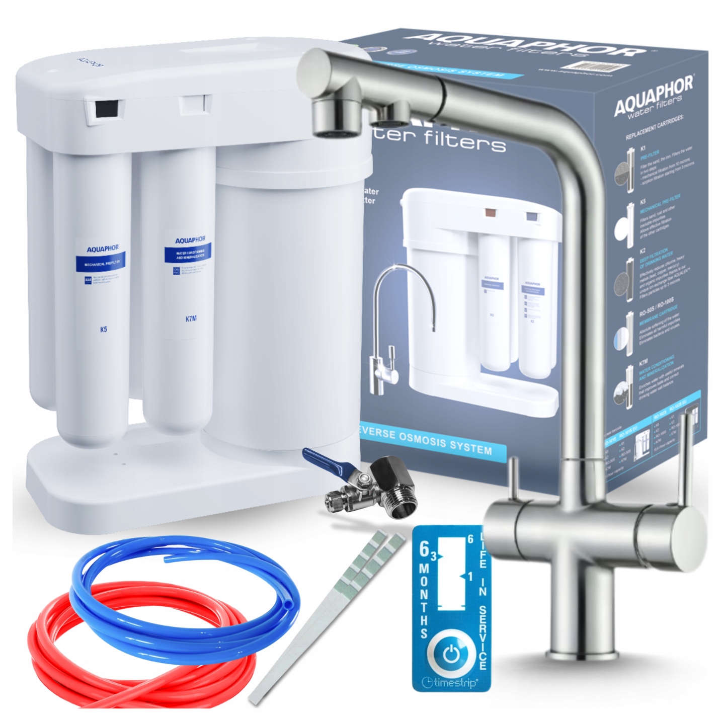 Systém Reverzní Osmózy Aquaphor Morion 101S S Kuchyňskou Baterií Inox