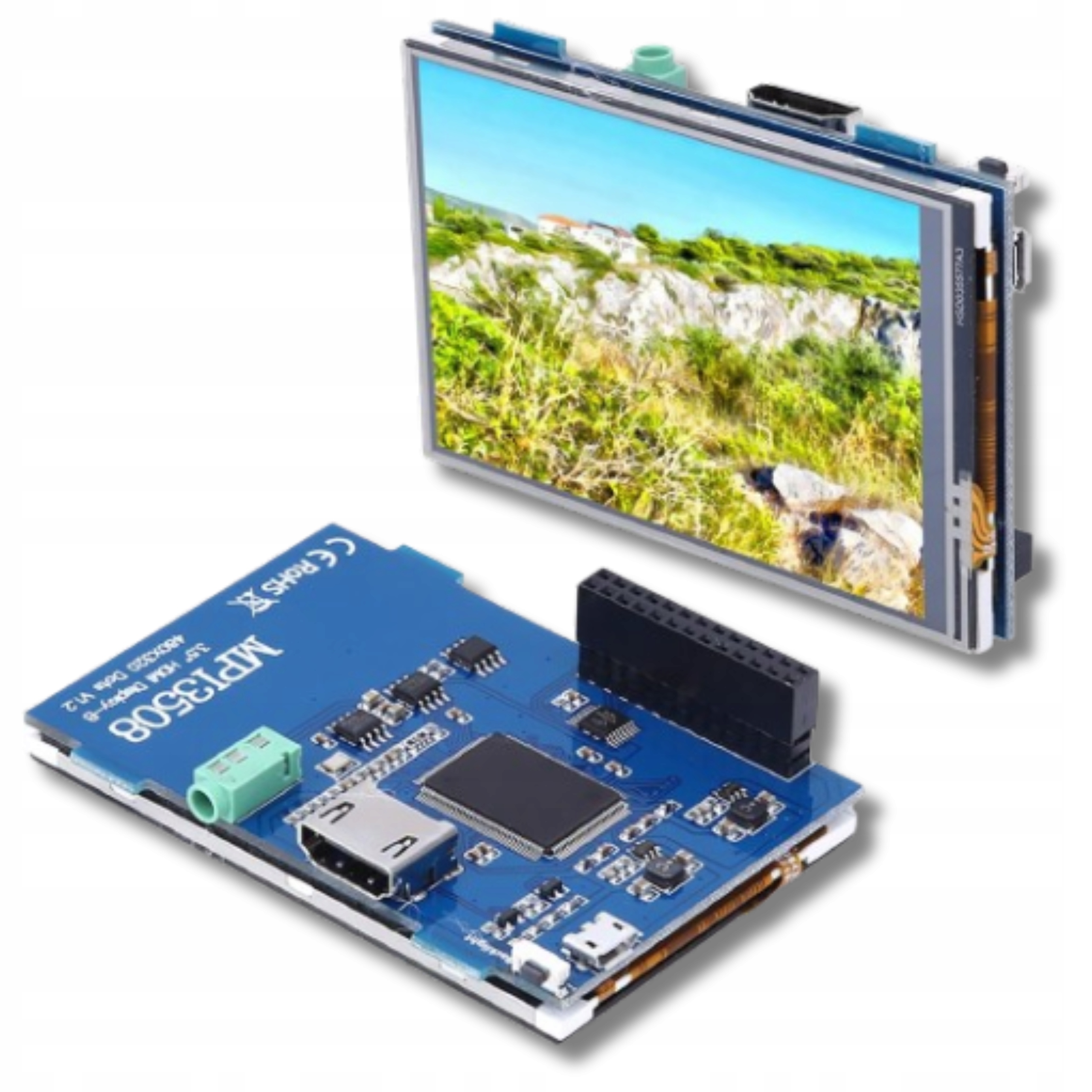 3,5palcový dotykový displej Hdmi LCD Plus Dotykové Pero Vysoká kvalita obrazu