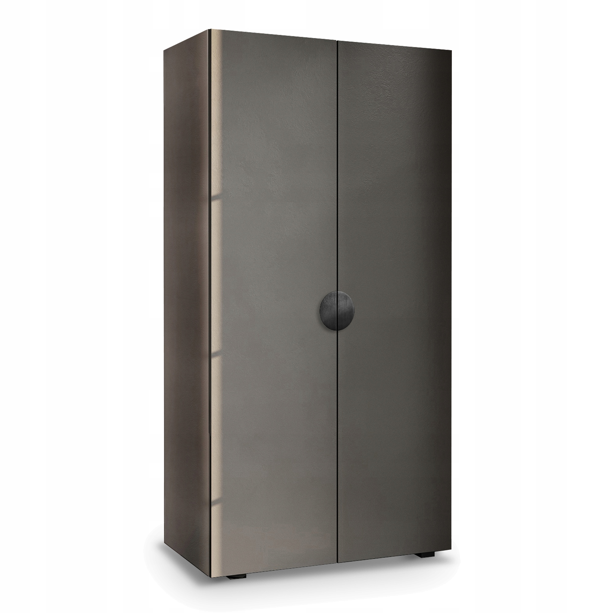 Skříň 90 CM S Výklopem Do Předsíně Šedá Aria Úchyt Černý