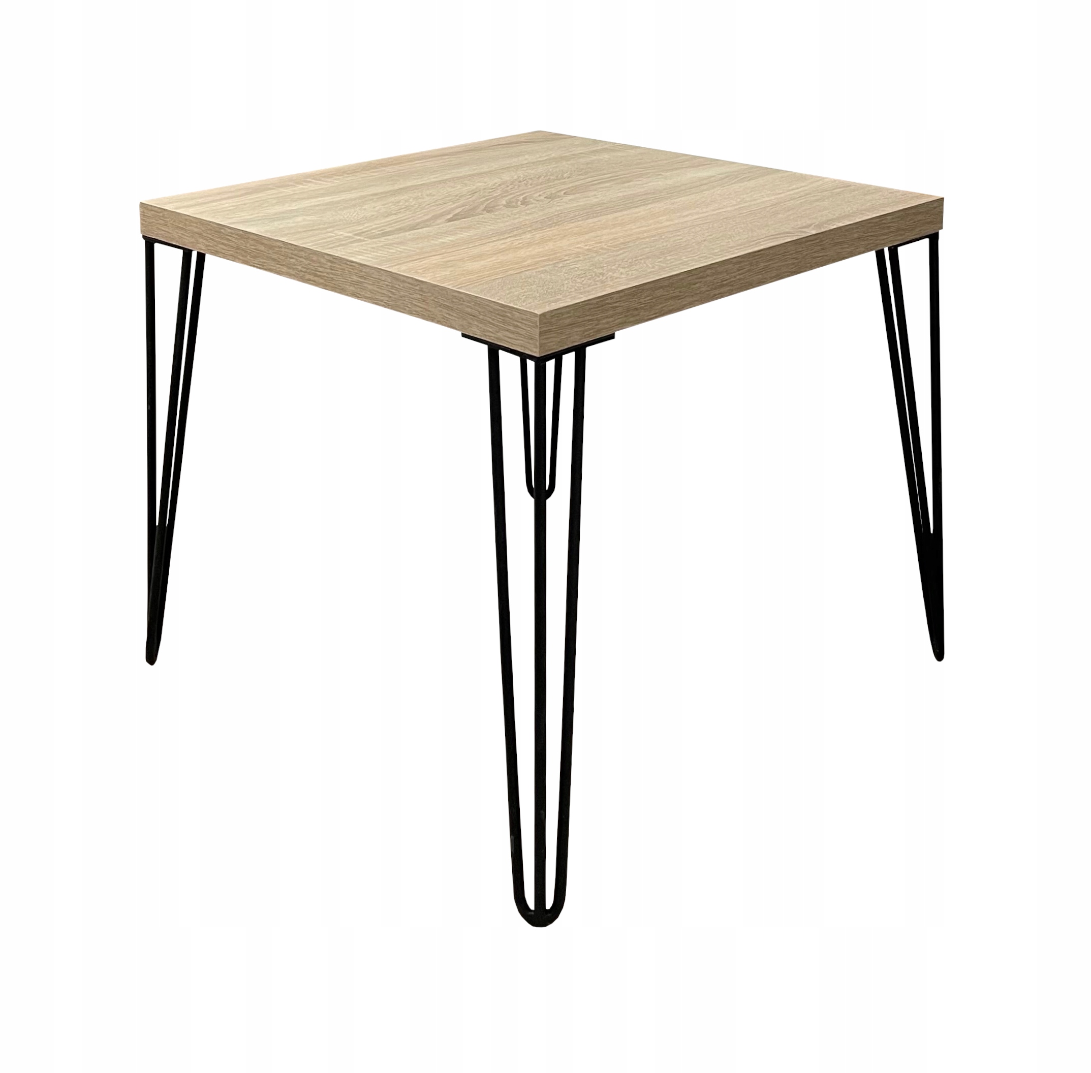 

Stolik kawowy 60 loft ława dąb sonoma +czarne nogi