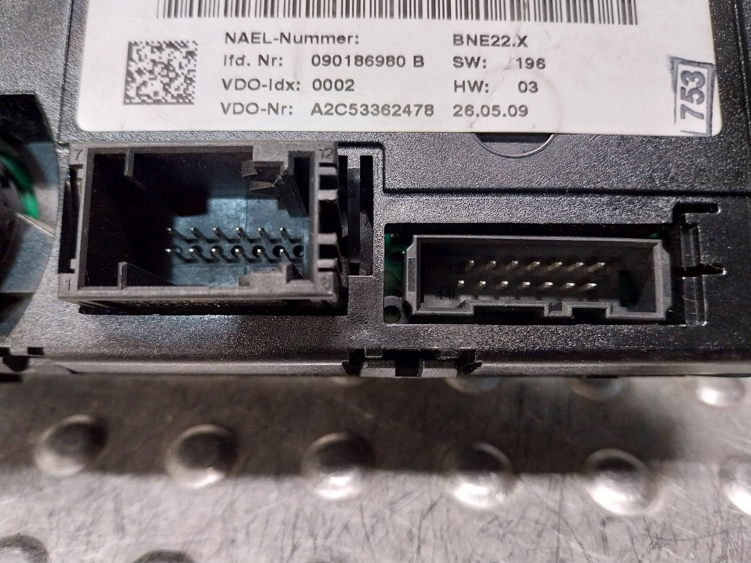 PANEL air conditioning devices of the air conditioning 9199260 BMW E81 E82 E87 E88 E90 E91 E92 E93