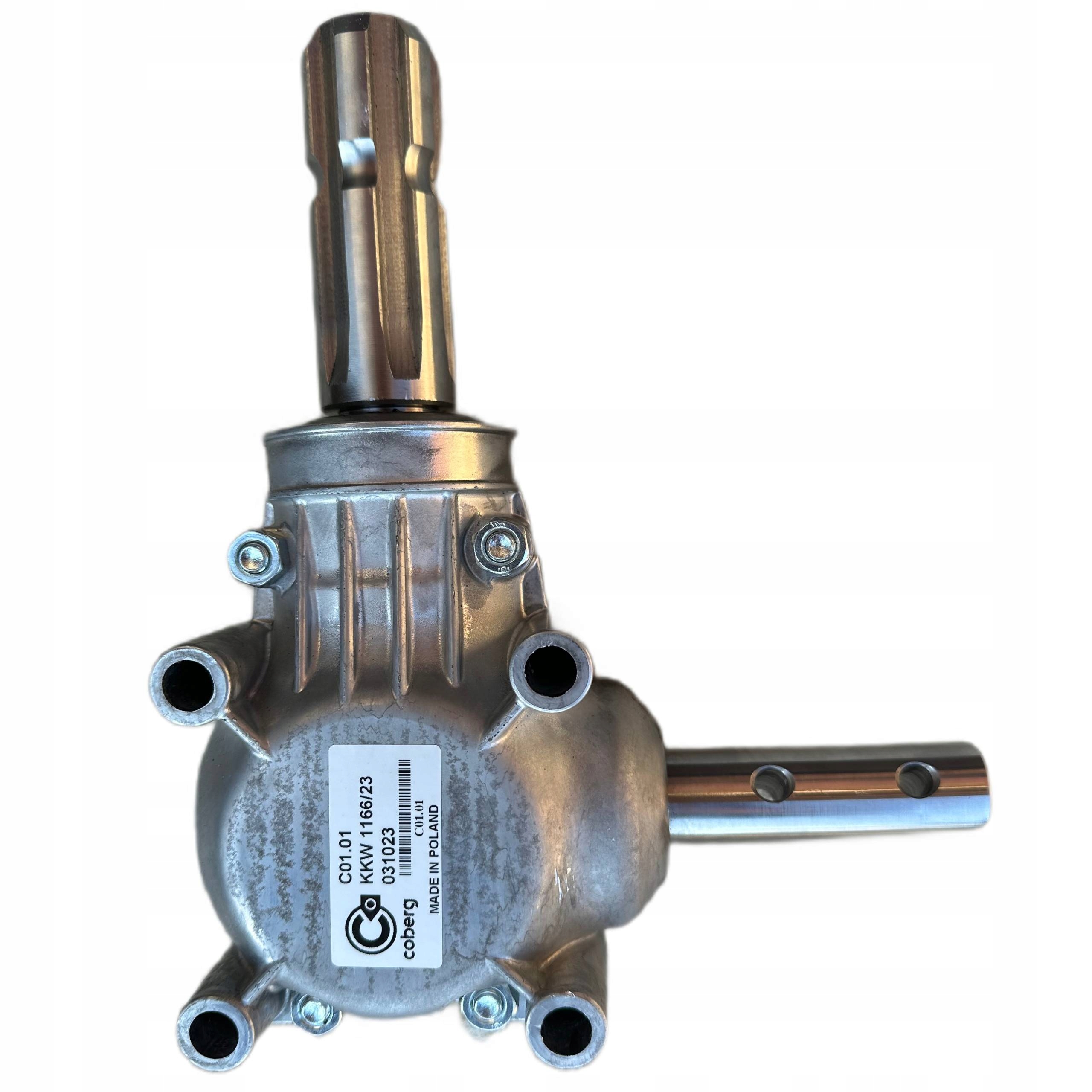 WZMOCNIONA POLSKA PRZEKŁADNIA KĄTOWA ROZSIEWACZA NAWOZÓW 1:1 DŁUGI WAŁEK Numer katalogowy części C01.01