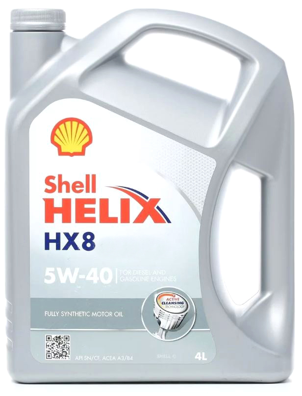 Olej Silnikowy Shell Helix HX8 5W-40 A3/B4 4L