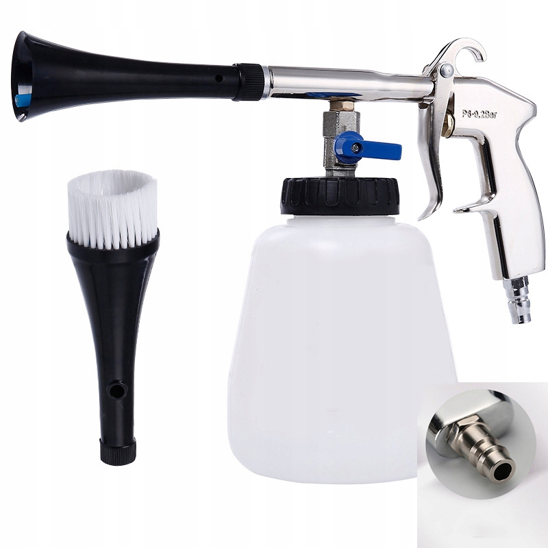 Hla-PISTOLET DO PRANIA MYCIA TAPICERKI TORNADOR AUTA Pojemność opakowania 1000 ml