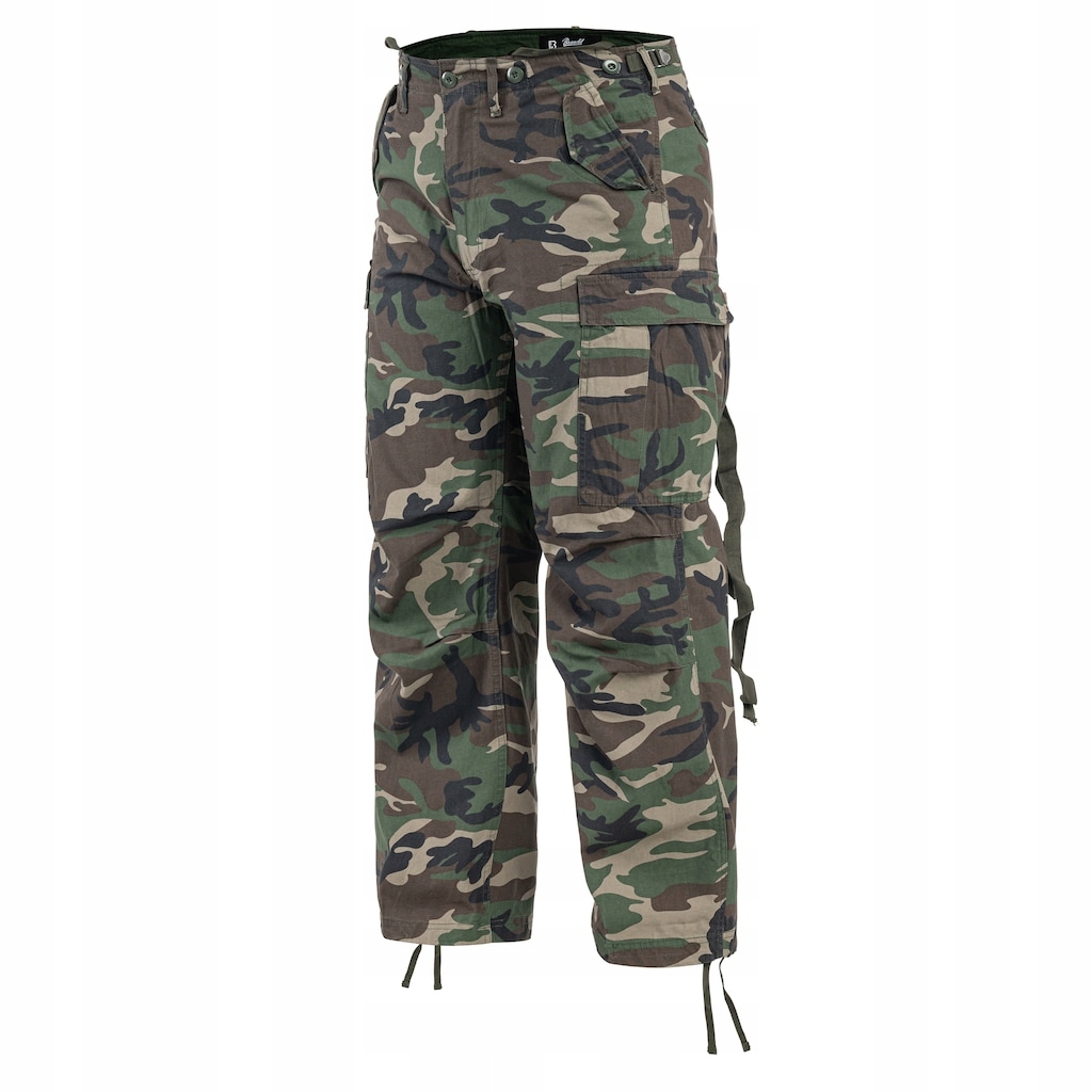 Vojenské kapsáče taktické kalhoty maskáčový Brandit M65 Vintage Woodland S