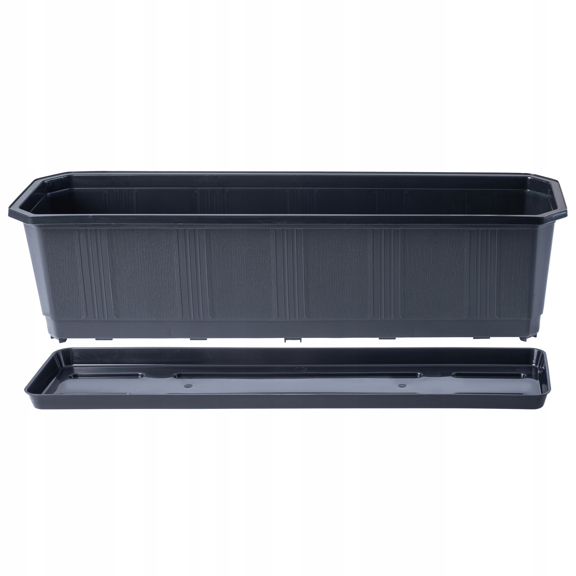 SKRZYNKA BALKONOWA DONICZKA UCHWYTY PODSTAWKA 60cm Długość 60 cm